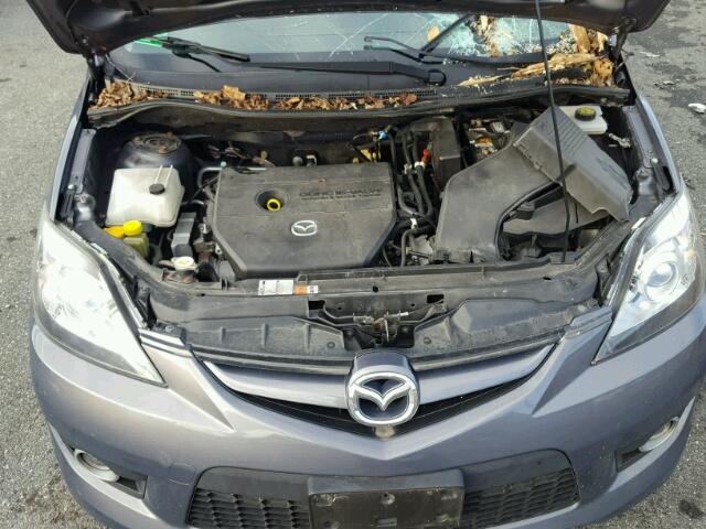 JM1CR2W31A0383447 - 2010 MAZDA 5 GRAY photo 7