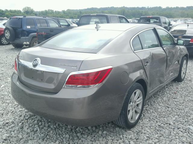 1G4GC5EG9AF190366 - 2010 BUICK LACROSSE C BROWN photo 4