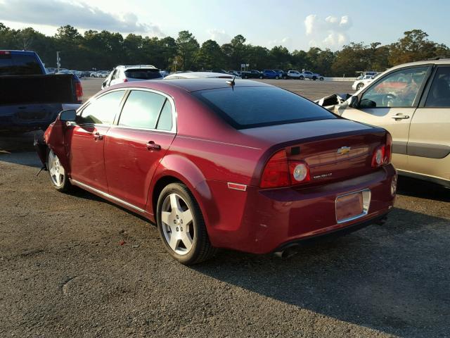 1G1ZD5E75AF152443 - 2010 CHEVROLET MALIBU 2LT RED photo 3