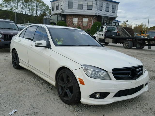 WDDGF5EB6AR103138 - 2010 MERCEDES-BENZ C 300 WHITE photo 1