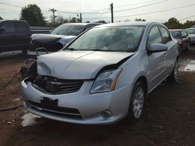 3N1AB6AP1BL691870 - 2011 NISSAN SENTRA 2.0 SILVER photo 2