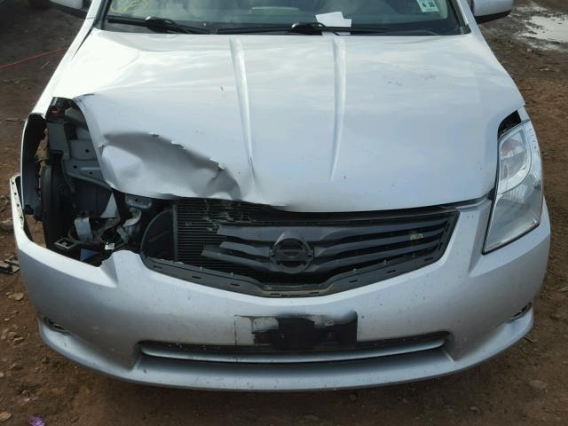 3N1AB6AP1BL691870 - 2011 NISSAN SENTRA 2.0 SILVER photo 7