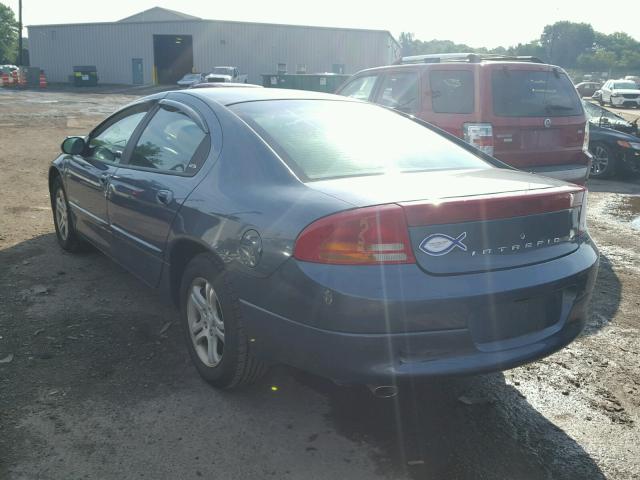 2B3HD56J4YH316997 - 2000 DODGE INTREPID E BLUE photo 3