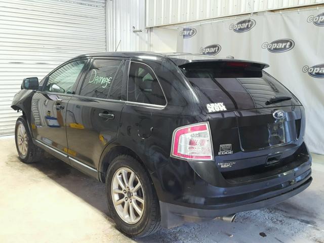 2FMDK38C79BA35489 - 2009 FORD EDGE BLACK photo 3