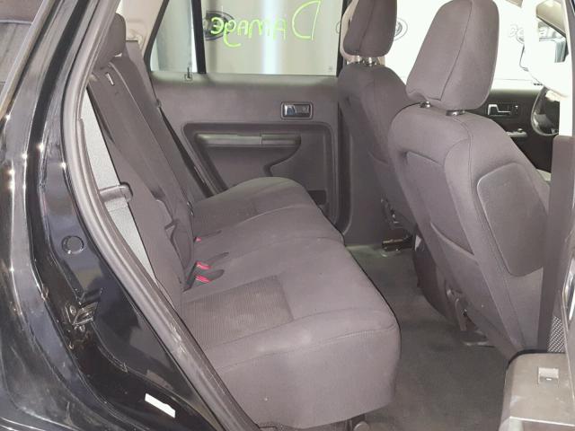 2FMDK38C79BA35489 - 2009 FORD EDGE BLACK photo 6