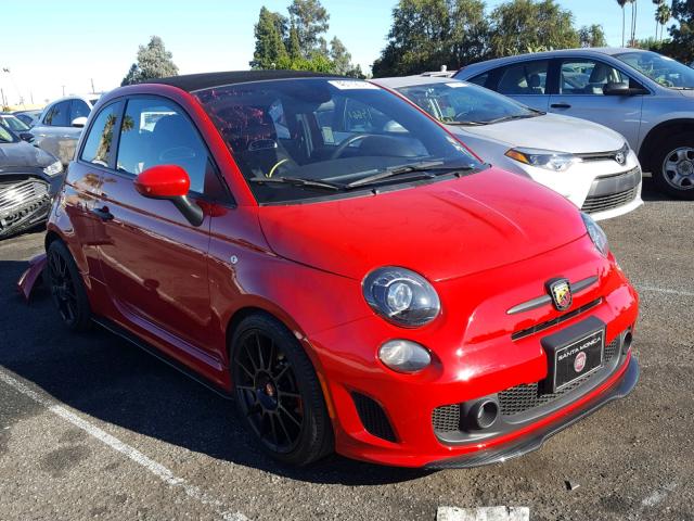 3C3CFFJH0FT620432 - 2015 FIAT 500 ABARTH RED photo 1