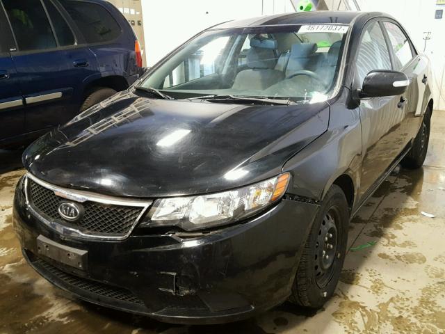 KNAFU4A2XA5869468 - 2010 KIA FORTE BLACK photo 2