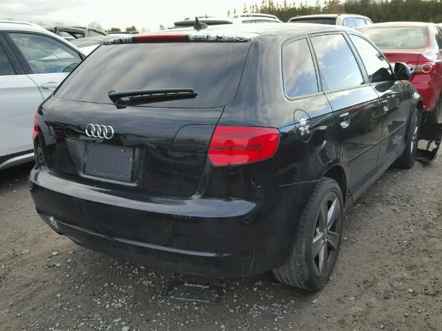 WAUHF68PX9A127610 - 2009 AUDI A3 2.0T BLACK photo 4