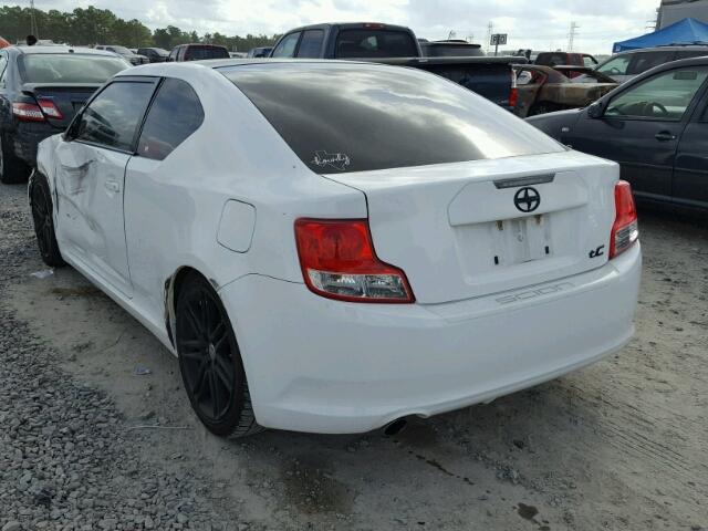 JTKJF5C78C3038628 - 2012 TOYOTA SCION TC WHITE photo 3