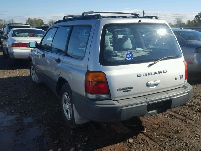 JF1SF6359YH723379 - 2000 SUBARU FORESTER L SILVER photo 3