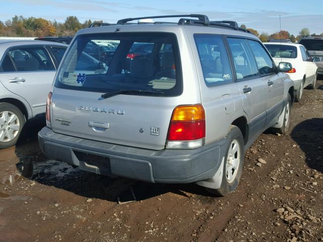 JF1SF6359YH723379 - 2000 SUBARU FORESTER L SILVER photo 4