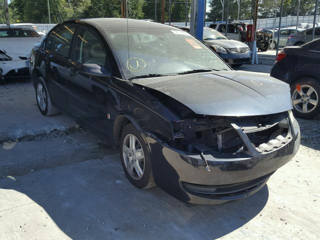 1G8AJ55F46Z195790 - 2006 SATURN ION BLACK photo 1