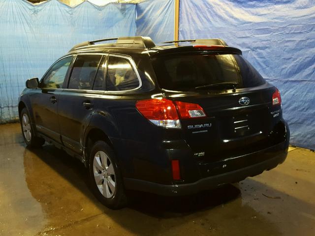 4S4BRBCC0A3351499 - 2010 SUBARU OUTBACK 2. BLUE photo 3