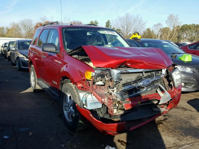 1FMCU93168KA80961 - 2008 FORD ESCAPE XLT MAROON photo 1