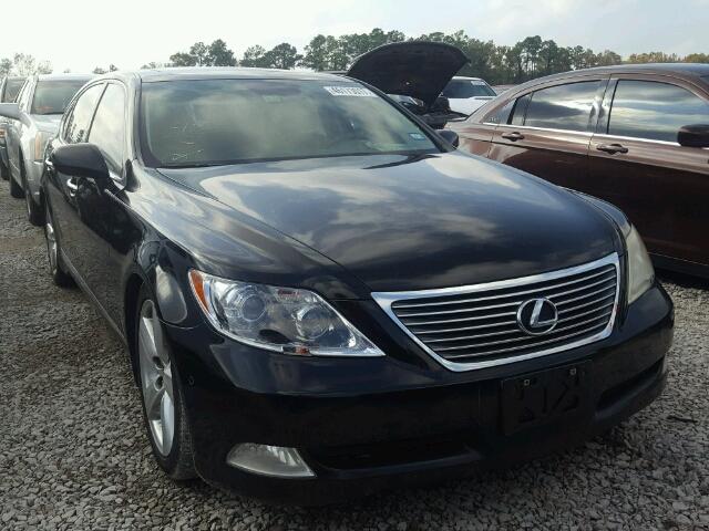 JTHGL46F585027944 - 2008 LEXUS LS BLACK photo 1