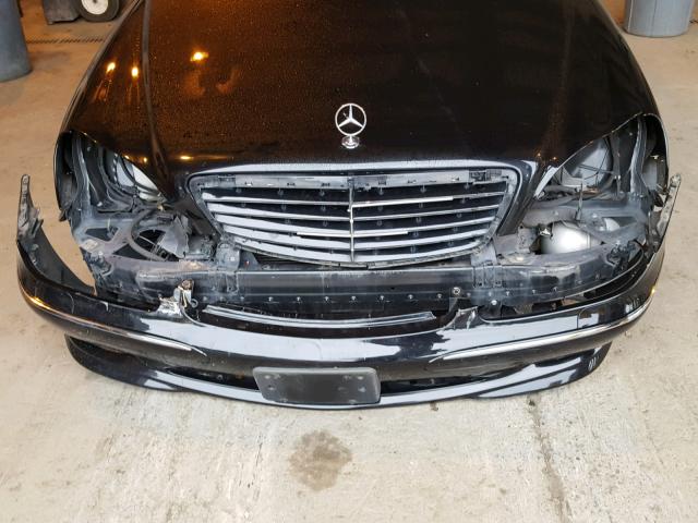 WDBNG83J43A329611 - 2003 MERCEDES-BENZ S 430 4MAT BLACK photo 9