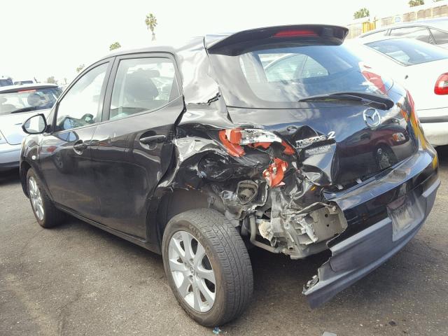 JM1DE1LZ9C0133959 - 2012 MAZDA MAZDA2 BLACK photo 3