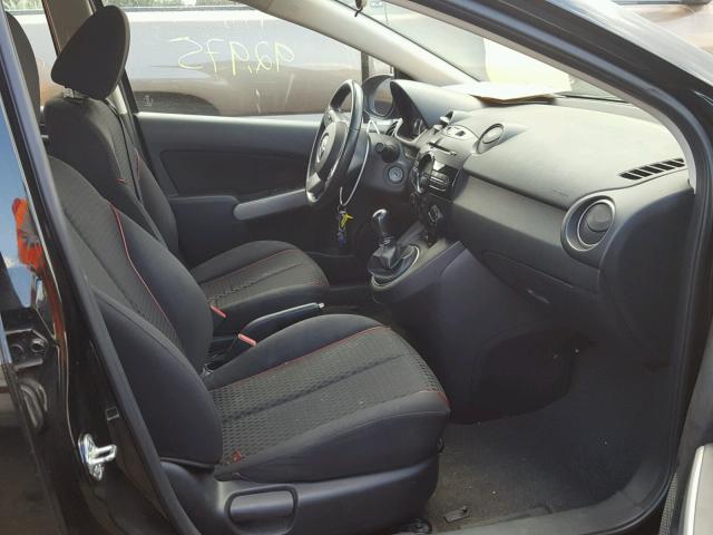 JM1DE1LZ9C0133959 - 2012 MAZDA MAZDA2 BLACK photo 5