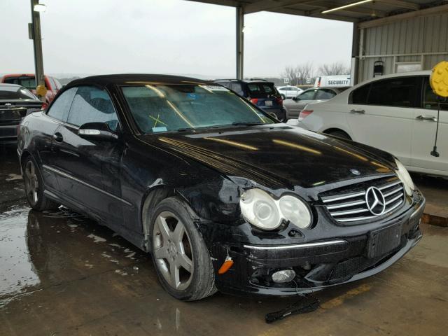 WDBTK75G25T051090 - 2005 MERCEDES-BENZ CLK 500 BLACK photo 1