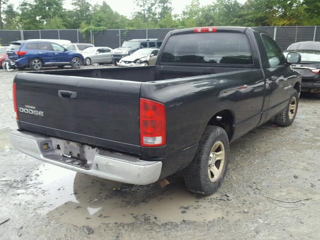 1D7HA16Z42J127879 - 2002 DODGE RAM 1500 BLACK photo 4