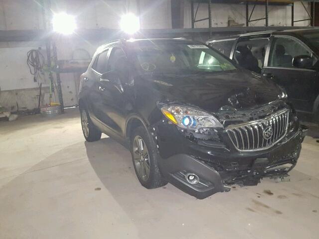 KL4CJFSB3EB602117 - 2014 BUICK ENCORE CON BLACK photo 1