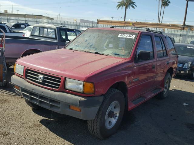 4S6CY58V0S4416809 - 1995 HONDA PASSPORT E RED photo 2