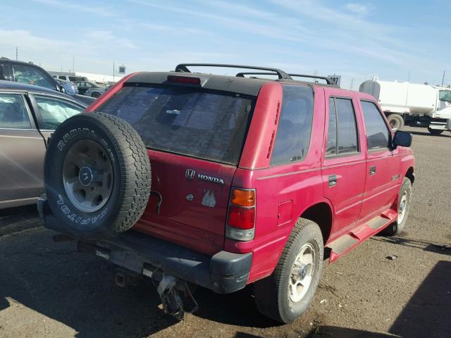 4S6CY58V0S4416809 - 1995 HONDA PASSPORT E 红色 照片 4