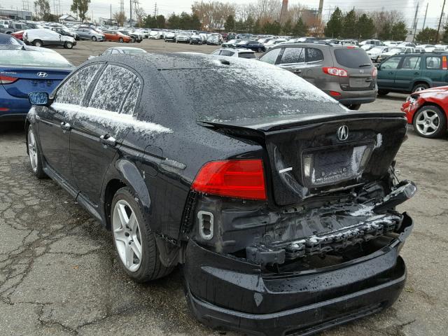 19UUA66256A059348 - 2006 ACURA 3.2TL BLACK photo 3