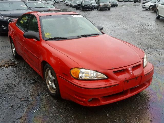 1G2NW52E93C264898 - 2003 PONTIAC GRAND AM G RED photo 1