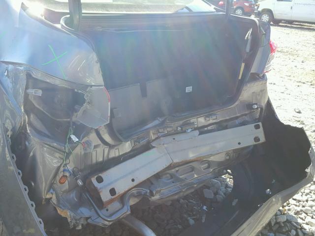 3N1AB7AP1FL644821 - 2015 NISSAN SENTRA S GRAY photo 9