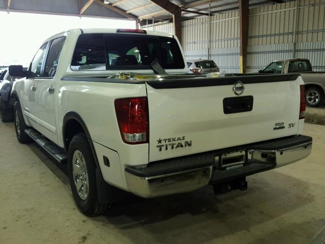 1N6BA0ED3FN505699 - 2015 NISSAN TITAN S WHITE photo 3