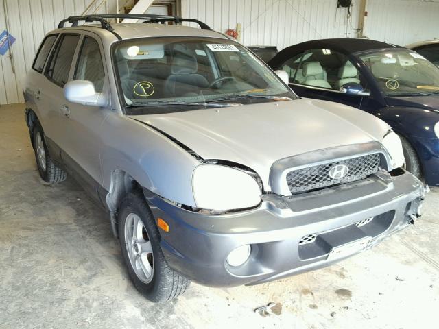 KM8SC13D72U202474 - 2002 HYUNDAI SANTA FE SILVER photo 1