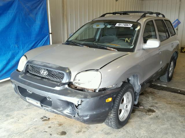 KM8SC13D72U202474 - 2002 HYUNDAI SANTA FE SILVER photo 2