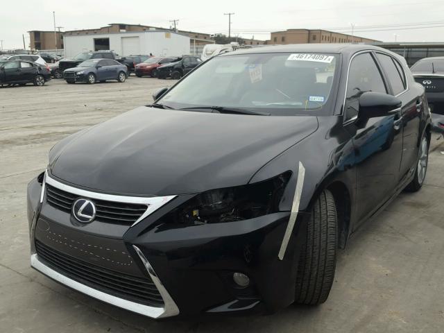 JTHKD5BH6H2300430 - 2017 LEXUS CT 200 BLACK photo 2