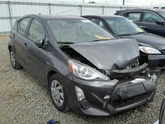 JTDKDTB34F1109201 - 2015 TOYOTA PRIUS C CHARCOAL photo 1