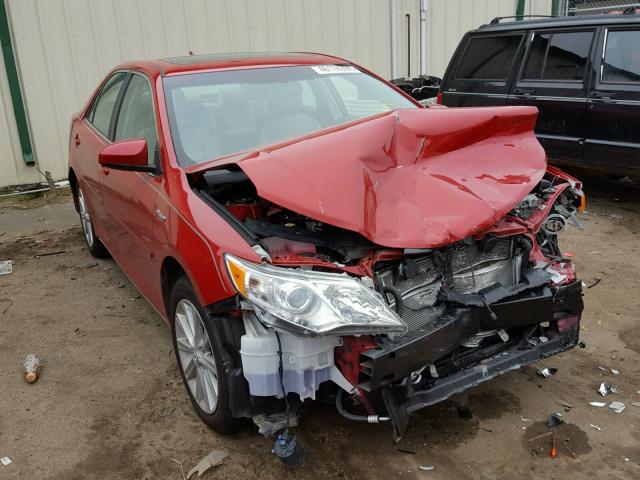 4T1BD1FK9CU057480 - 2012 TOYOTA CAMRY HYBR RED photo 1