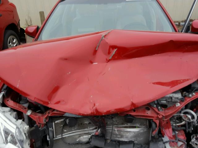 4T1BD1FK9CU057480 - 2012 TOYOTA CAMRY HYBR RED photo 7