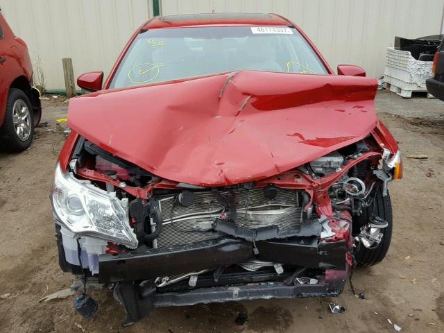 4T1BD1FK9CU057480 - 2012 TOYOTA CAMRY HYBR RED photo 9