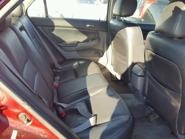 1HGCM566X4A176310 - 2004 HONDA ACCORD EX BURGUNDY photo 6