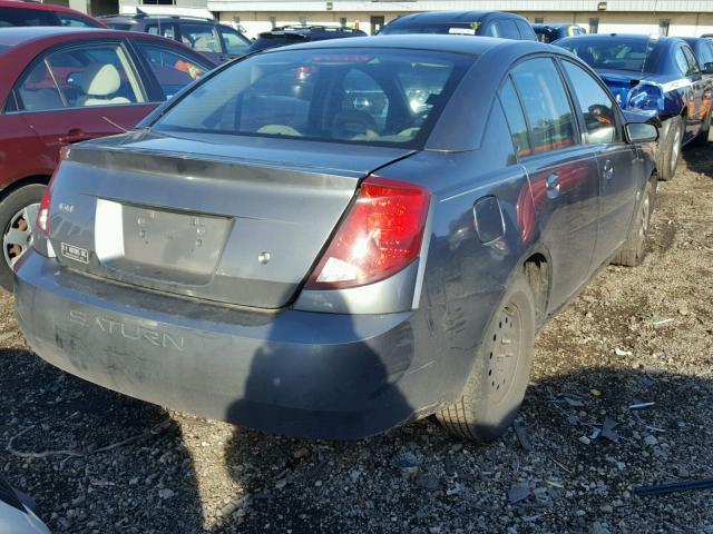 1G8AL52F35Z106580 - 2005 SATURN ION LEVEL ნაცრისფერი ფოტო 4