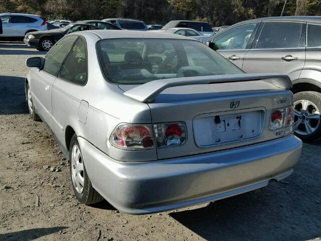 1HGEJ824XYL126153 - 2000 HONDA CIVIC EX SILVER photo 3