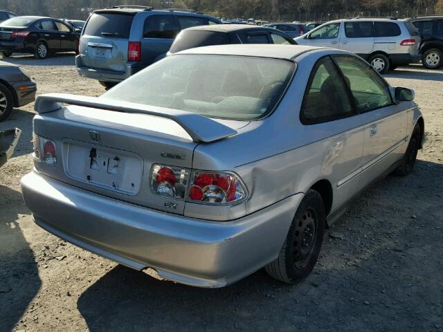 1HGEJ824XYL126153 - 2000 HONDA CIVIC EX SILVER photo 4