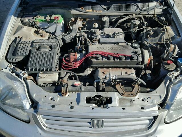 1HGEJ824XYL126153 - 2000 HONDA CIVIC EX SILVER photo 7