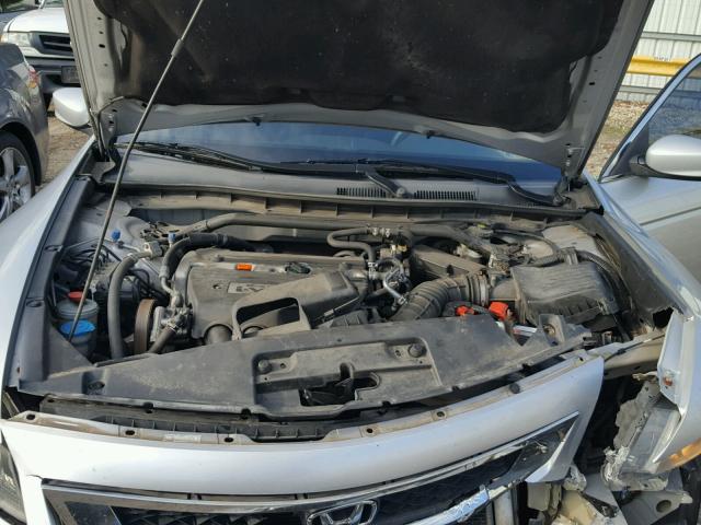 1HGCS12728A023648 - 2008 HONDA ACCORD EX SILVER photo 7