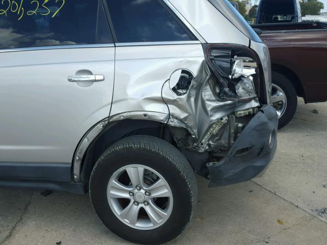 3GSCL33P48S685563 - 2008 SATURN VUE SILVER photo 9