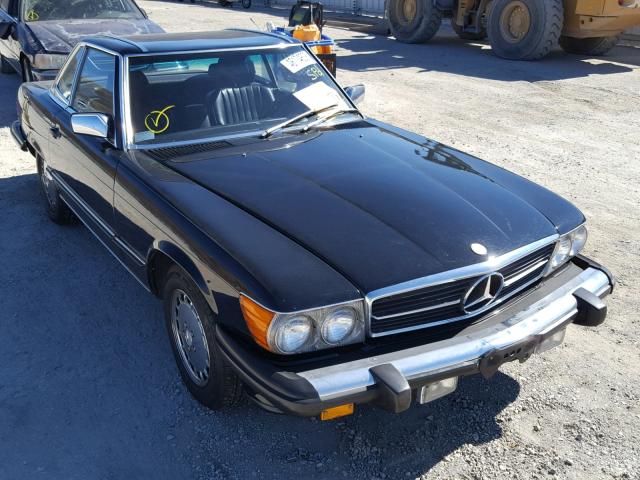 WDBBA48D7HA067428 - 1987 MERCEDES-BENZ 560 SL BLACK photo 1