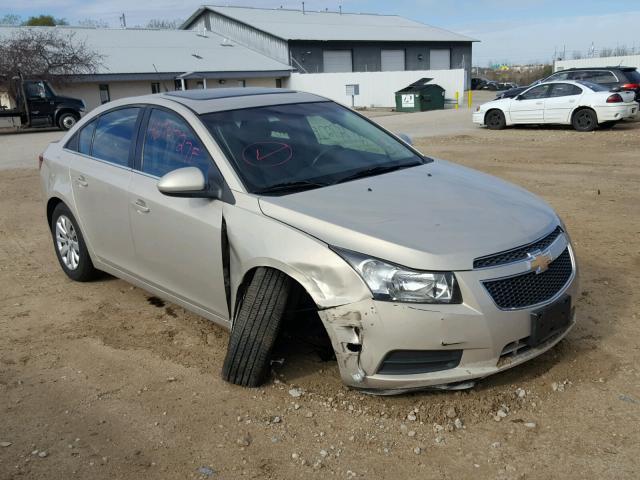 1G1PF5S96B7166421 - 2011 CHEVROLET CRUZE GOLD photo 1