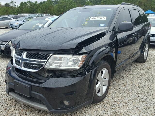 3C4PDCBG0CT150860 - 2012 DODGE JOURNEY SX BLACK photo 2