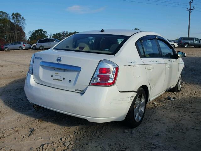 3N1AB6AP4AL632519 - 2010 NISSAN SENTRA 2.0 WHITE photo 4