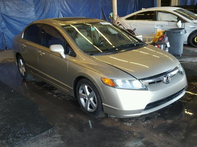 1HGFA16887L115627 - 2007 HONDA CIVIC EX GOLD photo 1